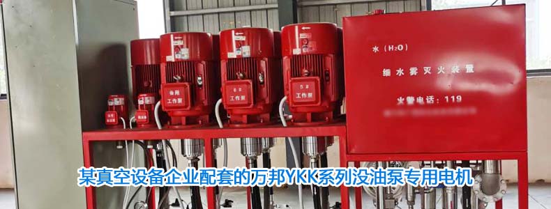 真空消防泵配套的YKK系列油泵专用电机